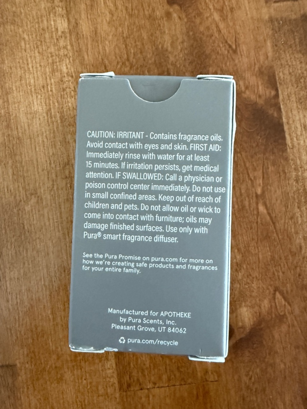 Apotheke White Vetiver Pura Diffuser Refill Oil BRAND NEW - Picture 3 of 5